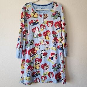 Nick & Nora Valentine's Day Cards Long Sleeve Nightgown XL